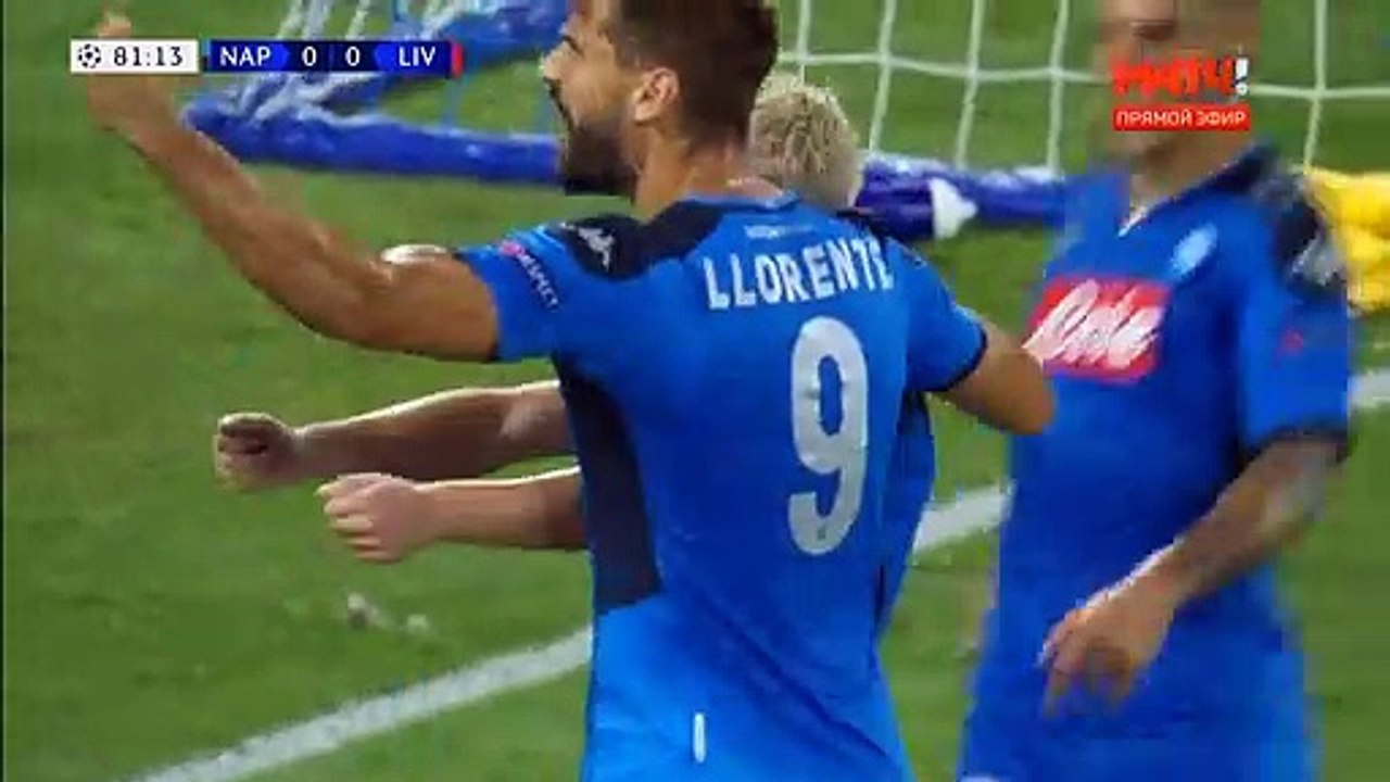 Mertens D.(Penalty) Goal HD -  Napoli	1-0	Liverpool 17.09.2019
