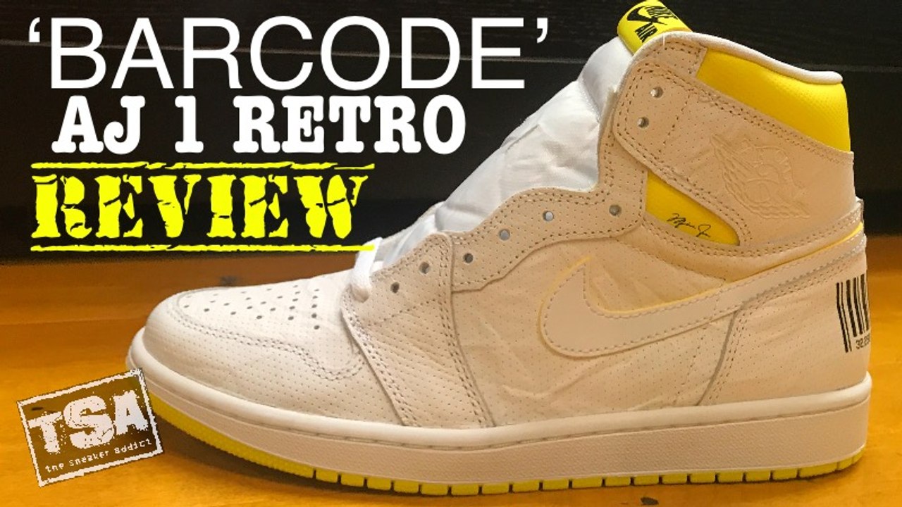 Air Jordan 1 First Class Flight Barcode Retro Sneaker Detailed Honest Review