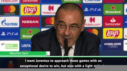Sarri wants to stop UCL 'obsession' at Juventus