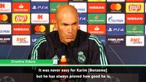 I always want Benzema in my team - Zidane