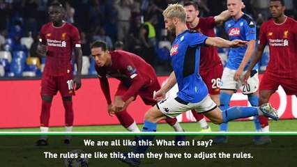 Klopp wants clarification on VAR after Napoli penalty controversy