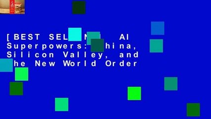 [BEST SELLING]  AI Superpowers: China, Silicon Valley, and the New World Order