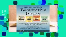 [FREE] The Big Book of Restorative Justice: Four Classic Justice   Peacebuilding Books in One