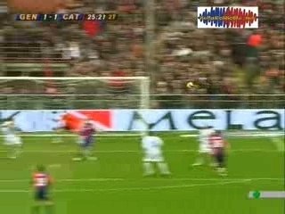 Genoa-Catania 2-1 Borriello (rigore)
