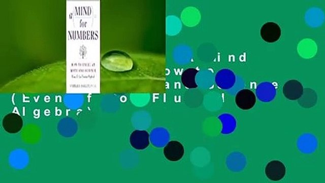 [MOST WISHED] A Mind for Numbers: How to Excel at Math and Science (Even If You Flunked Algebra)