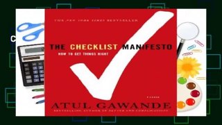 Checklist Manifesto Complete