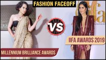 Kangana Ranaut VS Katrina Kaif | IIFA Rocks 2019 VS Millennium Brilliance Awards 2019 Thailand