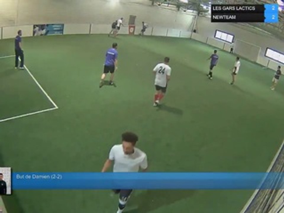 But de Damien (2-2) - LES GARS LACTICS Vs NEWTEAM - 17/09/19 19:00 - LIGUE 2 - Poitiers Game Parc