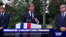 Le discours ferme d'Emmanuel Macron sur l'immigration embarrasse-t-il la majorité?
