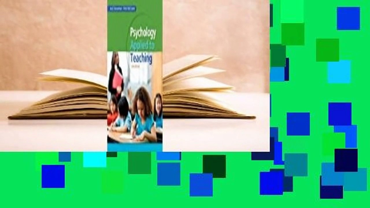 [MOST WISHED]  Psychology Applied to Teaching