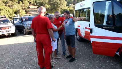 Ormanda kaybolan turist bakın nerede bulundu