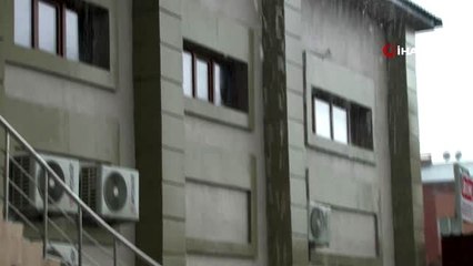 Erzurum'a Eylül ayından dolu sürprizi