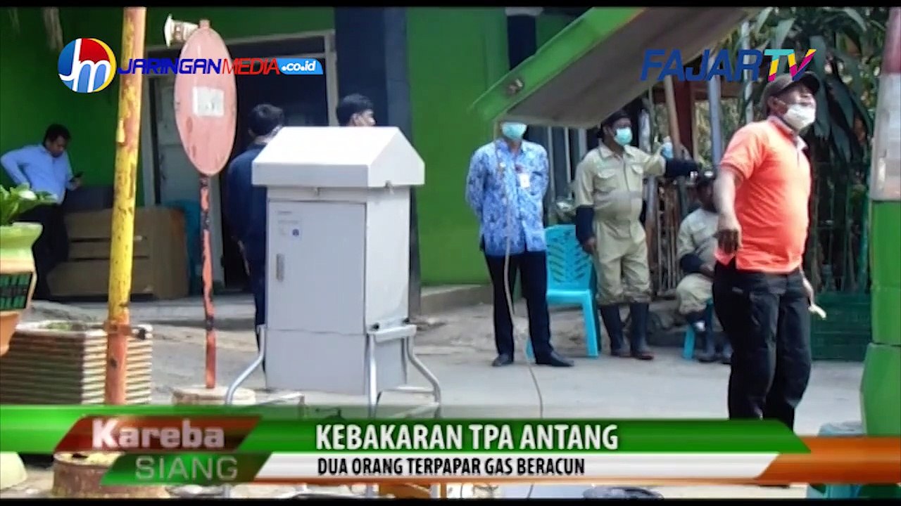 Fajar Tv -Dua Orang Terpapar Gas Beracun Akibat Asap TPA Antang