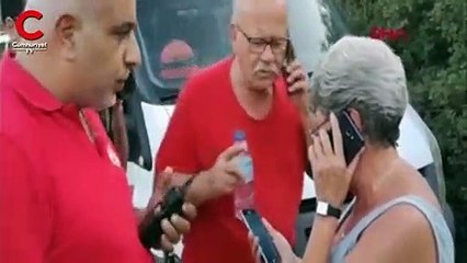 Eşinin sesini duyunca gözyaşlarına boğuldu