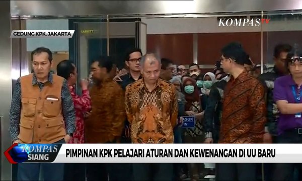Pimpinan KPK Pelajari Aturan dan Kewenangan di UU Baru