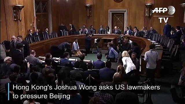 Hong Kong activists take cause to U.S. Congress, urge pressure on Beijing