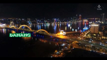 Amazing Đà Nẵng in Vietnam from flycam drone II Relaxing Music