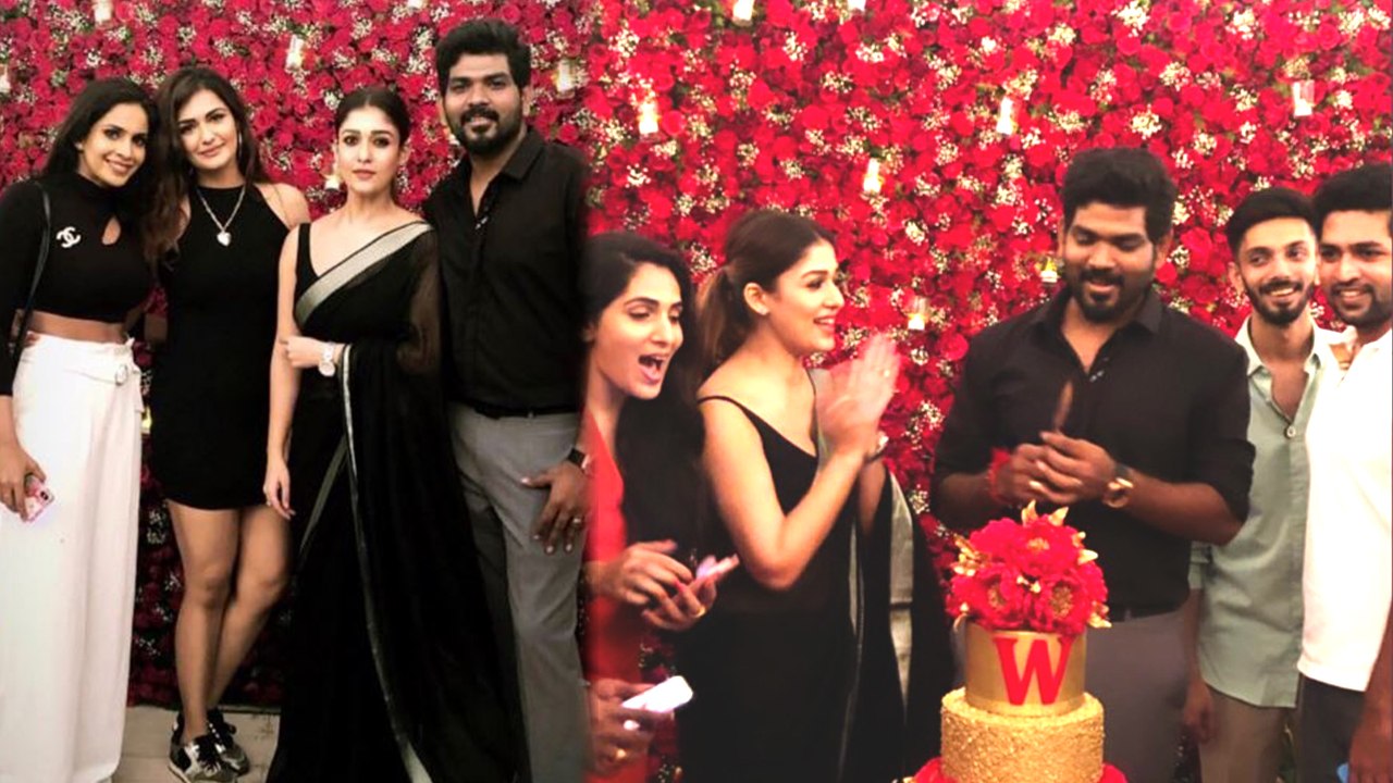 Nayanthara Surprise Vignesh Shivan with Birthday party | காதலனுக்கு பிறந்தநாள் கொண்டாடிய நயன்தாரா