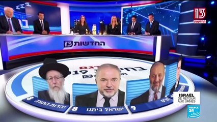 Législatives en Israël : Netanyahu et Gantz au coude-à-coude