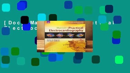 [Doc] Marriott s Practical Electrocardiography