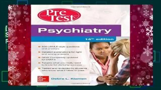 [Doc] Psychiatry PreTest Self-Assessment And Review, 14th Edition