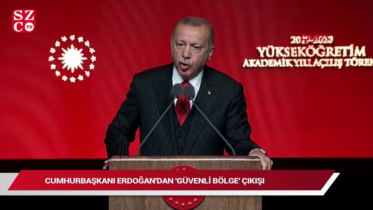 Cumhurbaşkanı Erdoğan’dan ‘güvenli bölge’ çıkışı