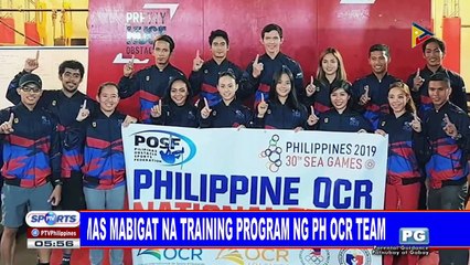 Mas mabigat na training program ng PH OCR team