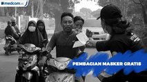 Pembagian Masker Gratis di TPA Antang Makassar