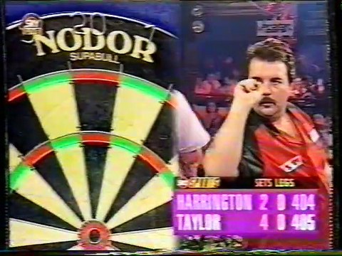 PDC World Darts Championship Final 1995 - Rod Harrington vs Phil Taylor 2of2