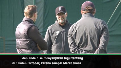 Klopp tertawakan lelucon cuaca di Liverpool