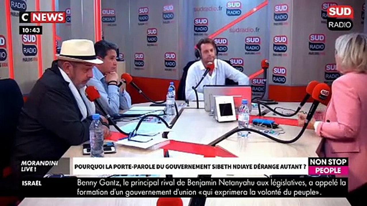 Face à face musclé ce matin dans "Morandini Live" à propos de Sibeth Ndiaye: "Pourquoi la porte-parole du gouvernement dérange-t-elle autant?" - VIDEO