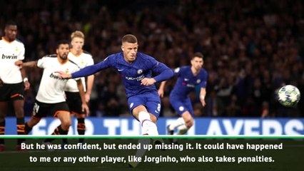 Willian asked Barkley to take the penalty