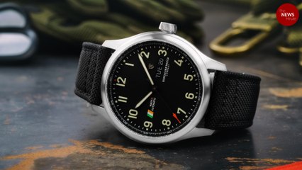 This watch’s dial was made from the skin of IAF's first supersonic fighter jet