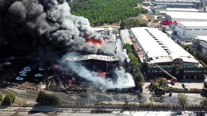 Tuzla'daki yangın havadan görüntülendi aktüel 3