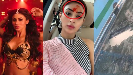 ಮೆಟ್ರೊ ಮೇಲಿಂದ ಬಿದ್ದ ಕಲ್ಲು..! ಶಾಕ್ ಆದ KGF ನಟಿ. | Mouni Roy