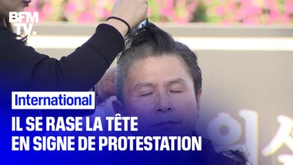 Pourquoi des politiciens sud-coréens se rasent-ils la tête  ?