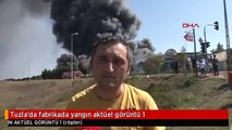 Tuzla'da fabrikada yangın aktüel görüntü 1