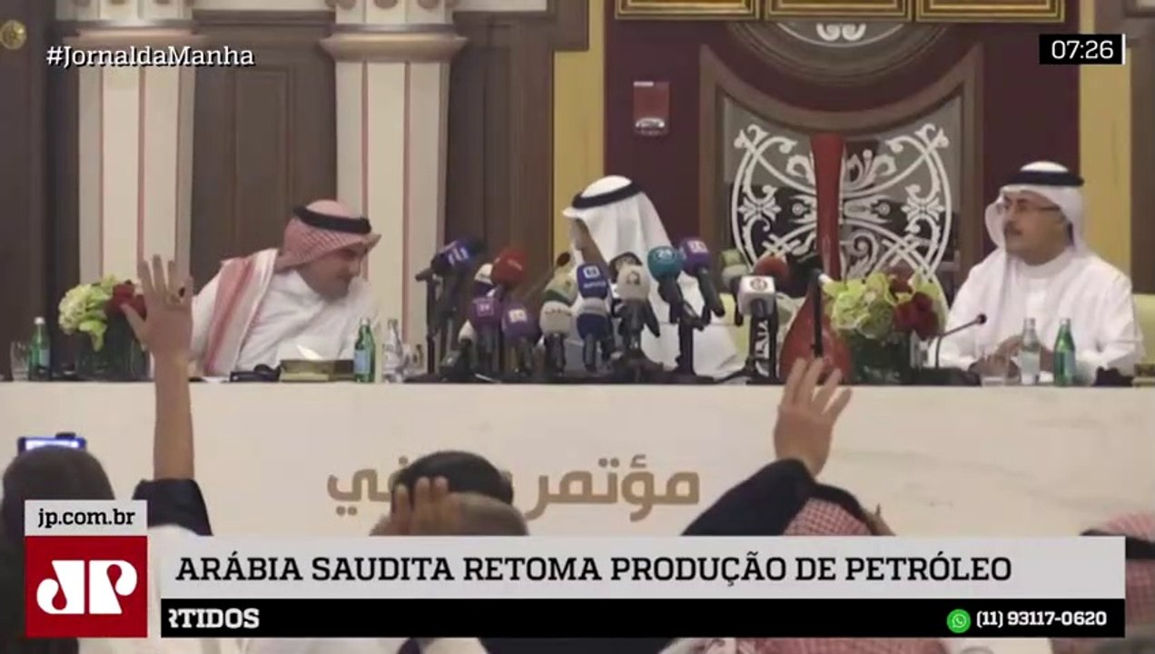 Arábia Saudita retoma parte da produção, mas preço do petróleo continua alto