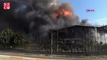 Tuzla'daki fabrikanın patlama anı