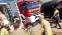 Tuzla'da fabrika yangınında patlama meydana geldi (1)