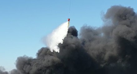 Tuzla alevlere teslim