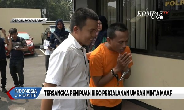 Tersangka Penipuan Biro Perjalanan Umrah Meminta Maaf
