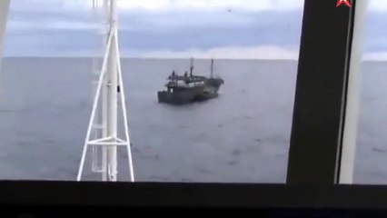 Görüntüler ilk kez yayınlandı! Rusya Kuzey Kore gemisine böyle ele geçirdi