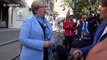 SNP MP Joanna Cherry interviewed by press outside the UK Supreme Court on day two of hearing on prorogation of Parliament