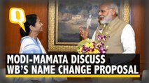 Mamata Meets PM Modi, West Bengal’s Name Change Proposal Discussed