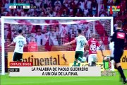 Paolo Guerrero previo a la final de Copa Brasil: 