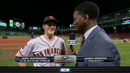 Mike Yastrzemski On Hitting Home Run At Fenway Park