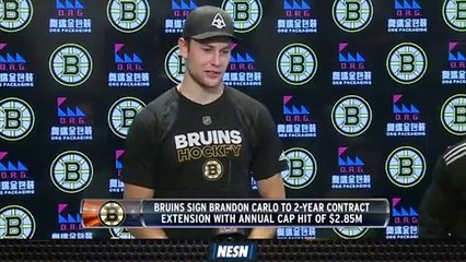 Brandon Carlo Signs Two-Year Contract Extension With Bruins