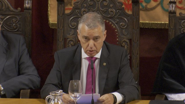 Urkullu: Hay que buscar soluciones en vez de repartir culpas