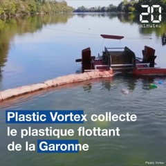 Platic Vortex collecte les déchets flottants de la Garonne